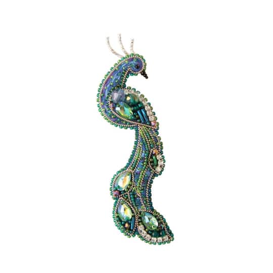 Charivna Mit The Bird of Happiness Brooch Crystal Art Beadwork Kit